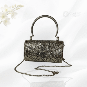 Silver Clutch Style Bag