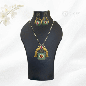 German Silver Dual Tone Necklace4