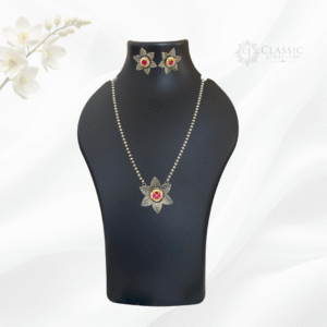 German Silver Dual Tone Necklace6