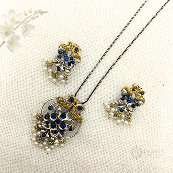 German Silver golden dual tone Necklace