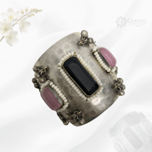 German-silver-black-kada