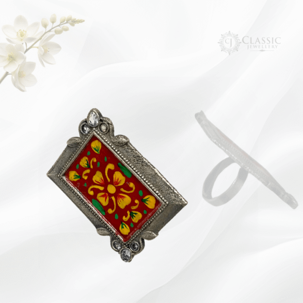 german-ring-red-print