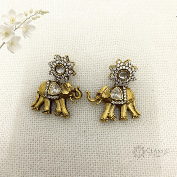 Golden Plated Earrings-2