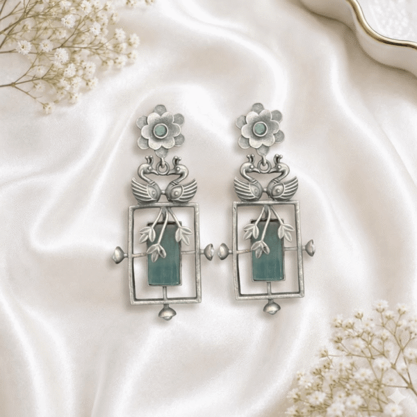 German silver earings