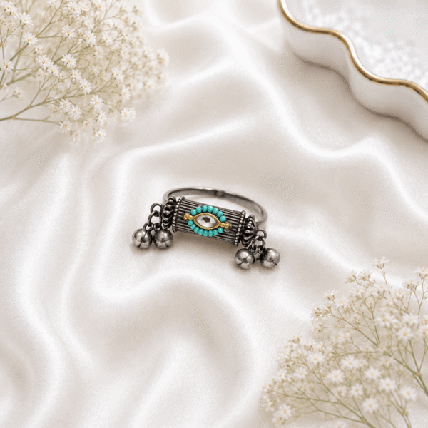 German silver gughroo ring