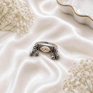 German silver gughroo ring