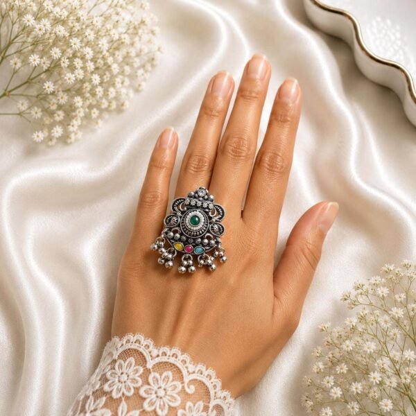 Colorful oxidized ring