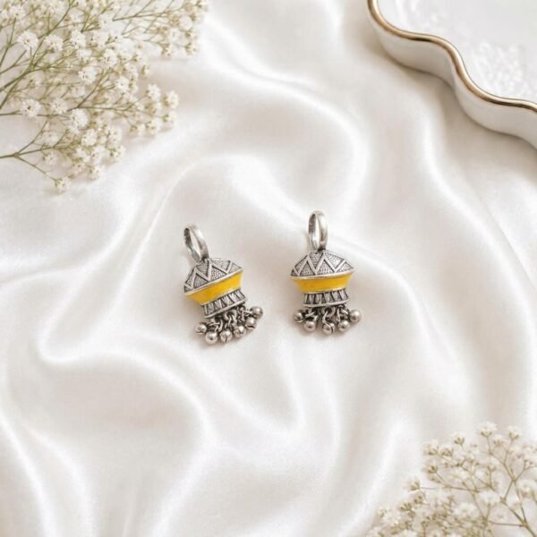 Elegant Silver Bugadi Earrings