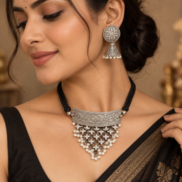 German Silver Choker