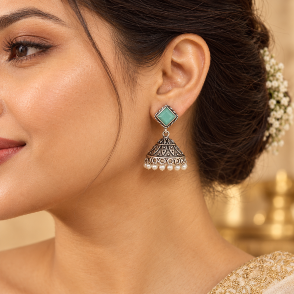 German Silver Earring
