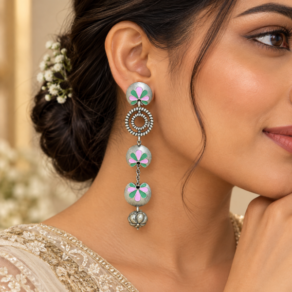German Silver Earrings