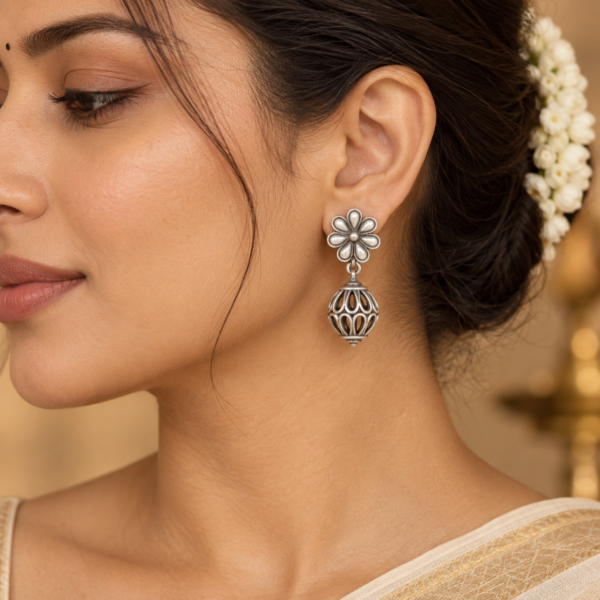 German Silver Earring