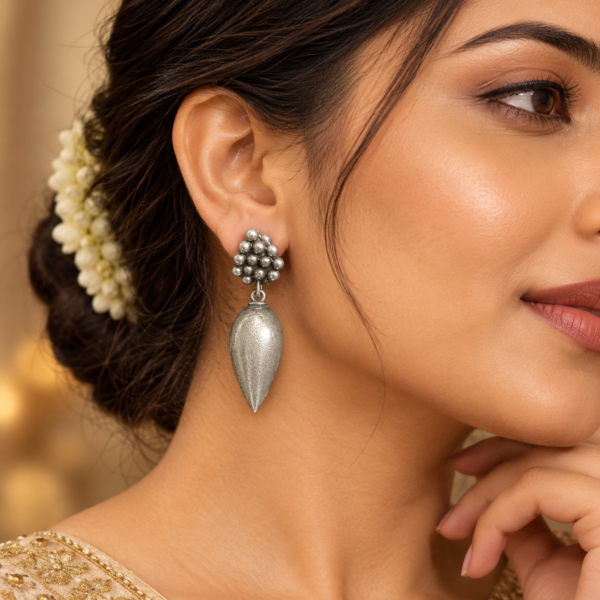 German Silver Earrings