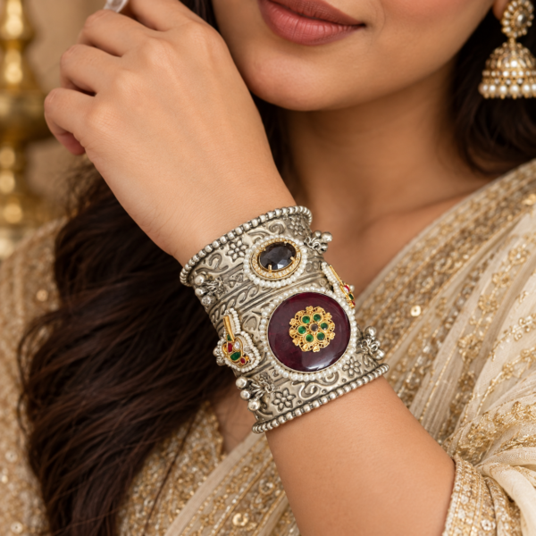 German Silver Fusion Kada