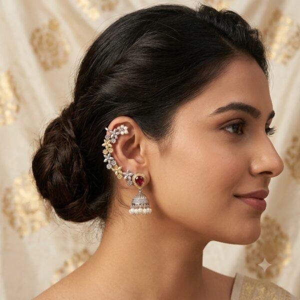Elegant Silver Earcuff