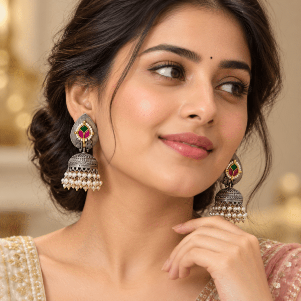 German Silver Earrings